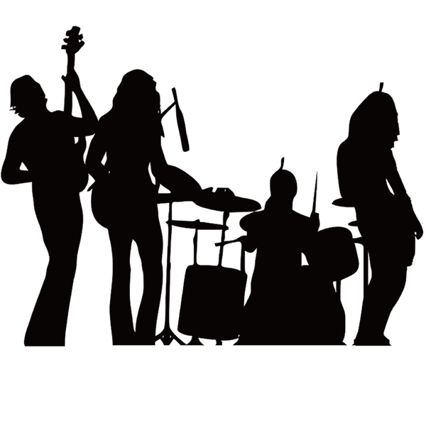 Bands silhouette