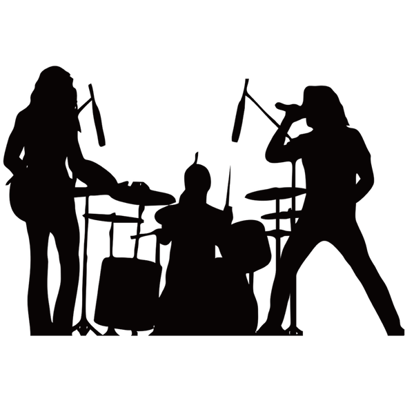 Trio silhouette